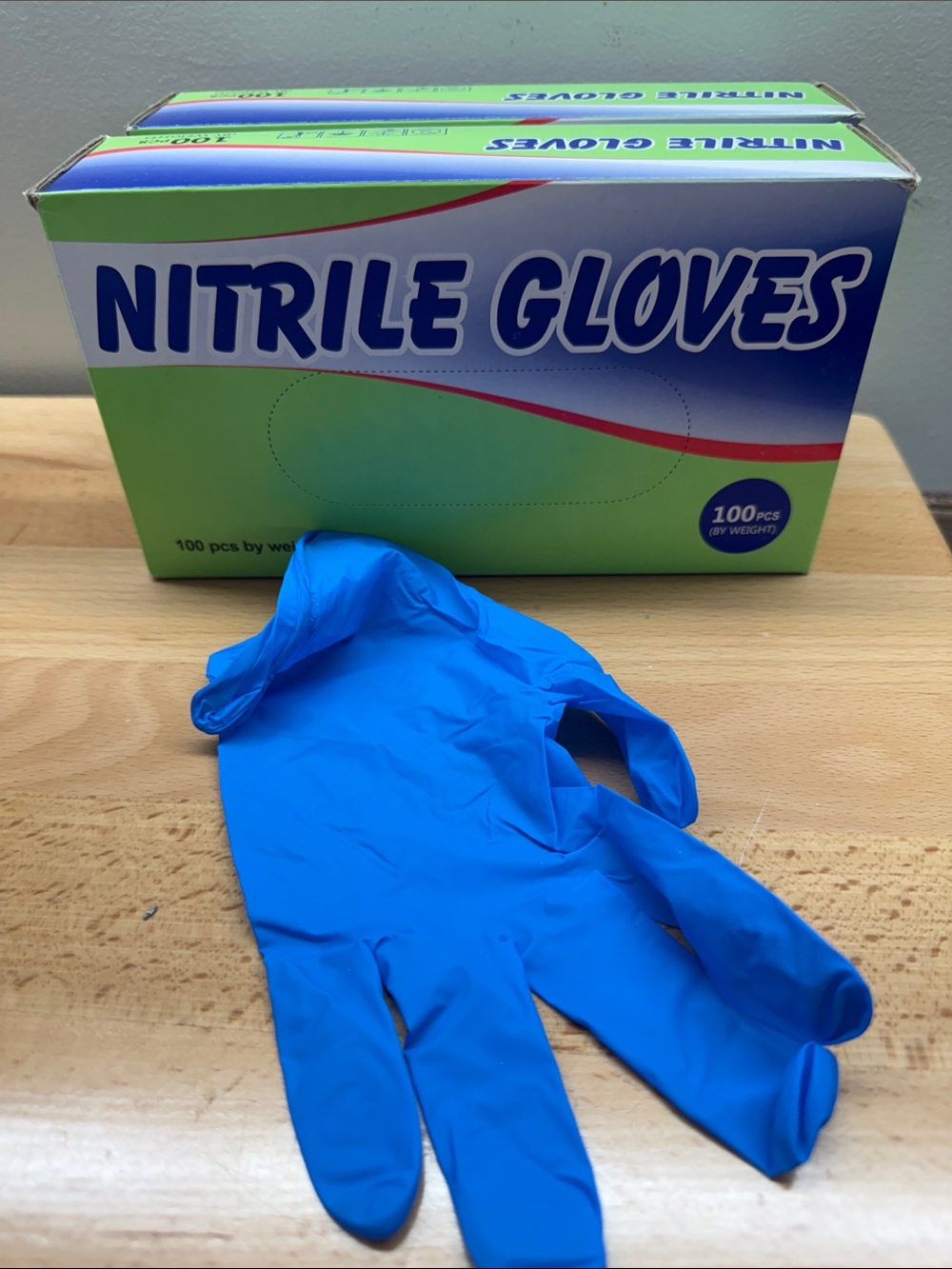 Nitrile Gloves - Blue Disposable Protective Gloves 200 units